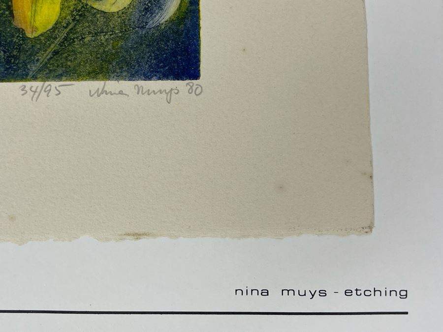 1981 Orginal Print Calendar Featuring 12 Hand Signed Prints By WWAC Washington Women's Arts Center Artists - See Photos [Photo 15]