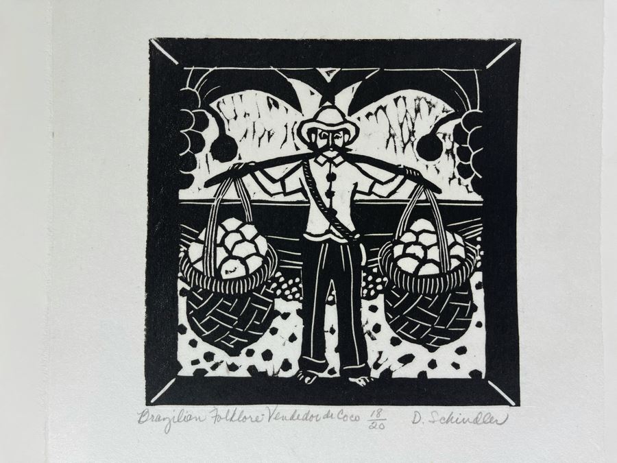 1981 Orginal Print Calendar Featuring 12 Hand Signed Prints By WWAC Washington Women's Arts Center Artists - See Photos [Photo 8]