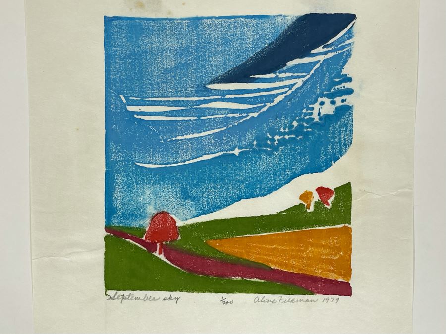 1980 Orginal Print Calendar Featuring 12 Hand Signed Prints By WWAC Washington Women's Arts Center Artists - See Photos [Photo 29]