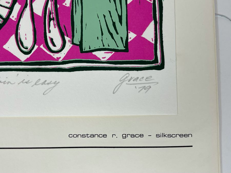 1980 Orginal Print Calendar Featuring 12 Hand Signed Prints By WWAC Washington Women's Arts Center Artists - See Photos [Photo 27]