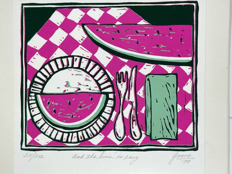 1980 Orginal Print Calendar Featuring 12 Hand Signed Prints By WWAC Washington Women's Arts Center Artists - See Photos [Photo 26]