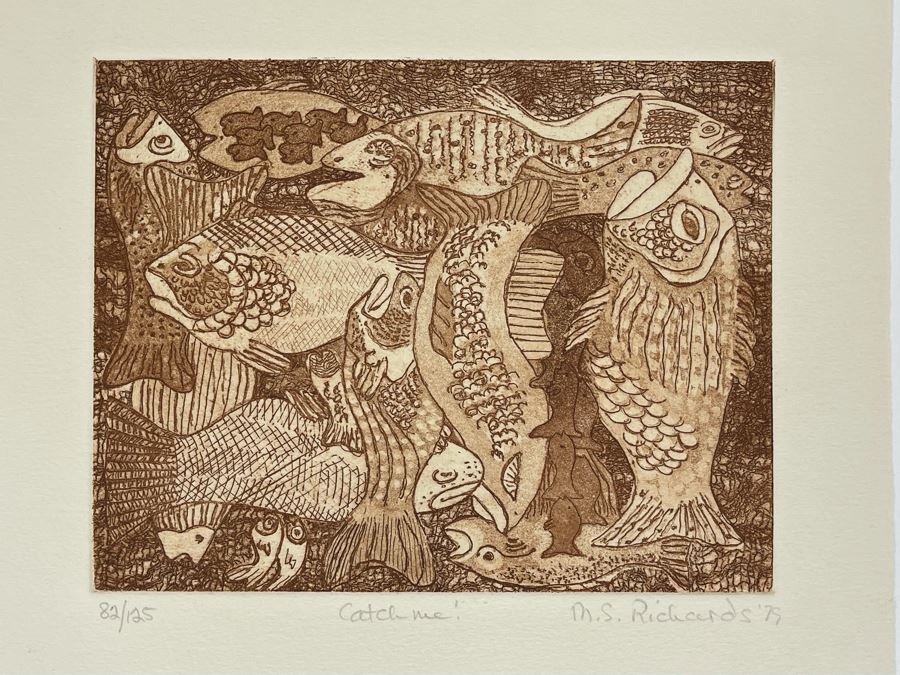 1980 Orginal Print Calendar Featuring 12 Hand Signed Prints By WWAC Washington Women's Arts Center Artists - See Photos [Photo 20]