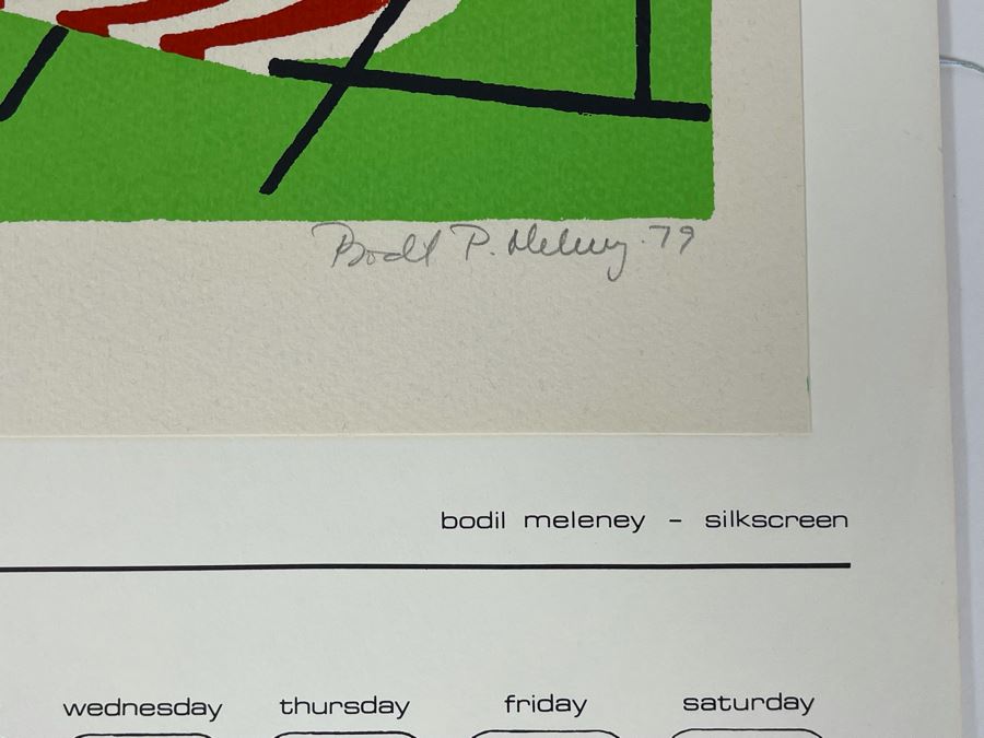1980 Orginal Print Calendar Featuring 12 Hand Signed Prints By WWAC Washington Women's Arts Center Artists - See Photos [Photo 24]