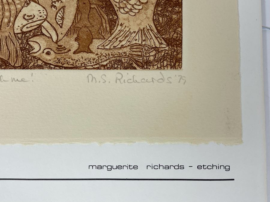 1980 Orginal Print Calendar Featuring 12 Hand Signed Prints By WWAC Washington Women's Arts Center Artists - See Photos [Photo 21]