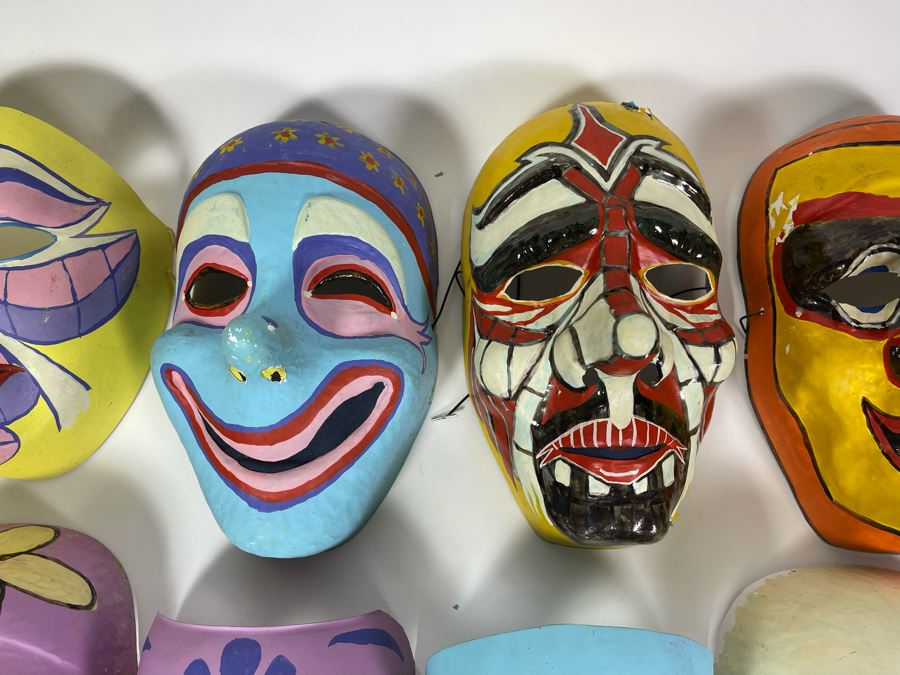 Collection Of Hand Painted Theatre Masks [Photo 6]