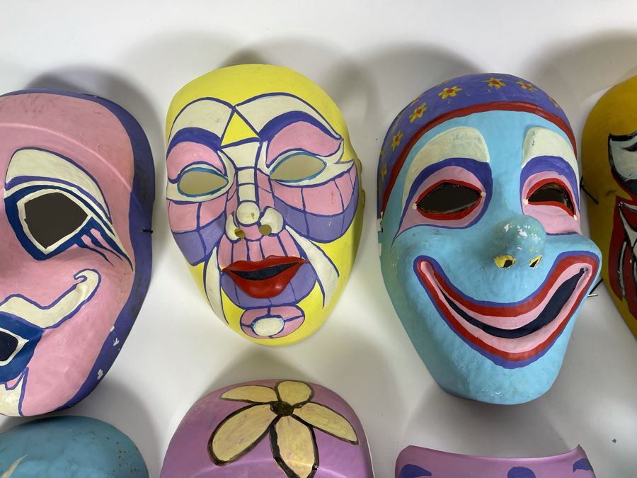 Collection Of Hand Painted Theatre Masks [Photo 8]