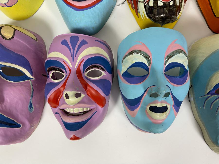 Collection Of Hand Painted Theatre Masks [Photo 7]