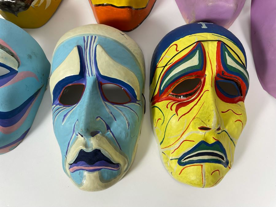 Collection Of Hand Painted Theatre Masks [Photo 4]
