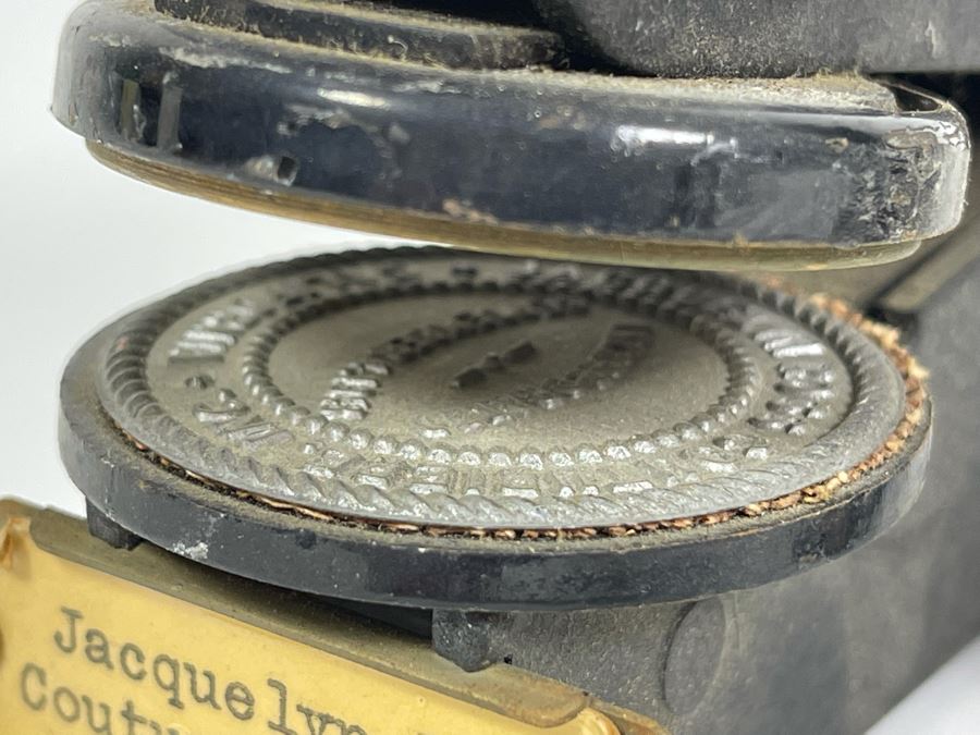 Pair Of Vintage Seal Presses Mid-Town Theatres, Inc And Jacquelyn Ross Couturiere, Inc [Photo 6]