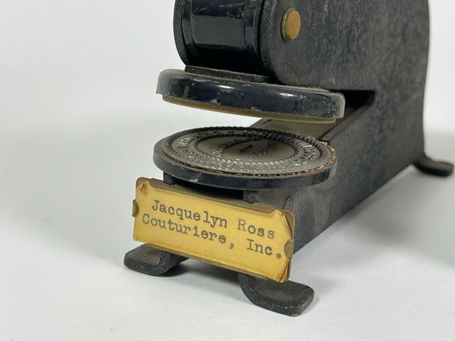 Pair Of Vintage Seal Presses Mid-Town Theatres, Inc And Jacquelyn Ross Couturiere, Inc [Photo 3]