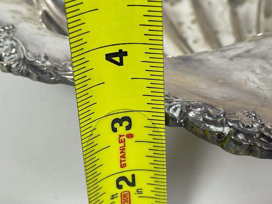 Queen Victory Footed Silverplate Shell Dish 11.5W X 12D X 3H [Photo 11]