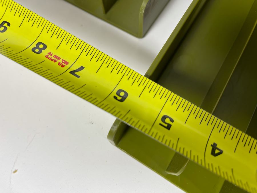 Set Of Four Vintage Vinyl Record File Holders 12.5W X 6D X 12.5H [Photo 6]