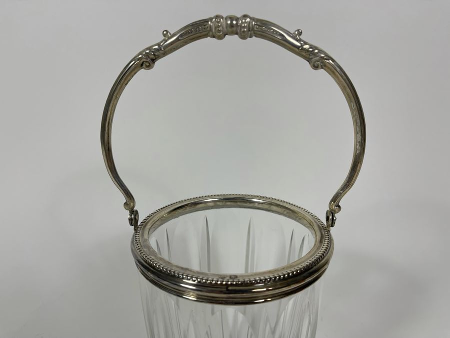 Vintage Ice Bucket With 800 Silver Handle [Photo 3]