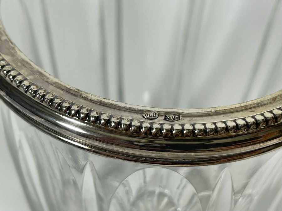 Vintage Ice Bucket With 800 Silver Handle [Photo 4]