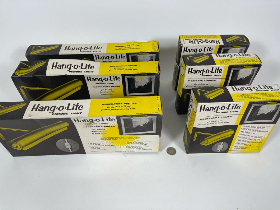 Collection Of Six New Old Stock Hang O Lite Picture Frame Lights [Photo 3]
