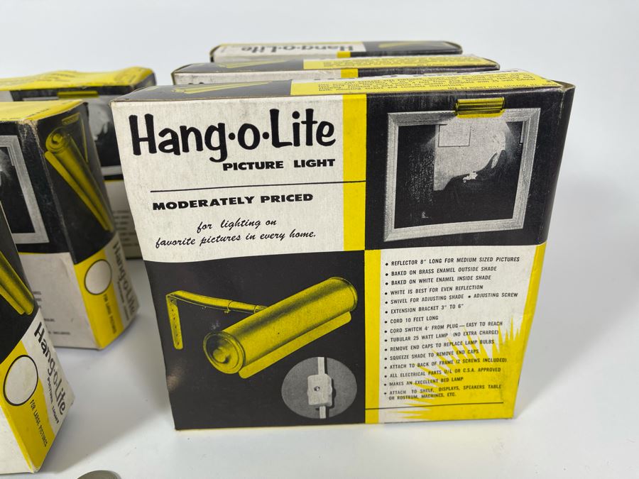 Collection Of Six New Old Stock Hang O Lite Picture Frame Lights [Photo 6]
