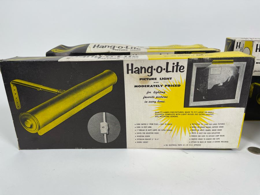 Collection Of Six New Old Stock Hang O Lite Picture Frame Lights [Photo 4]