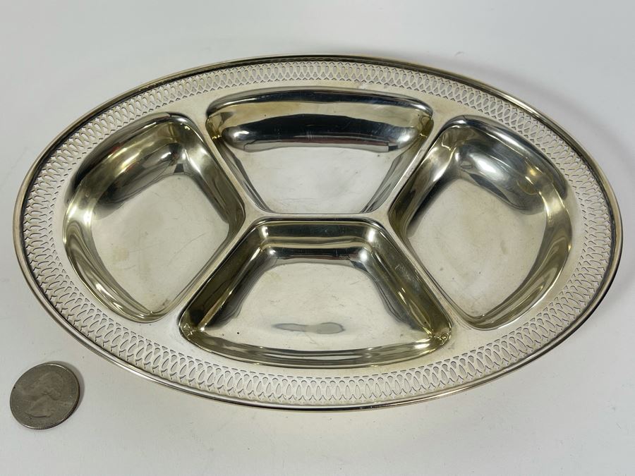 Sterling Silver Divided Dish By Whiting Manufacturing Co (Gorham) 180.1g [Photo 1]