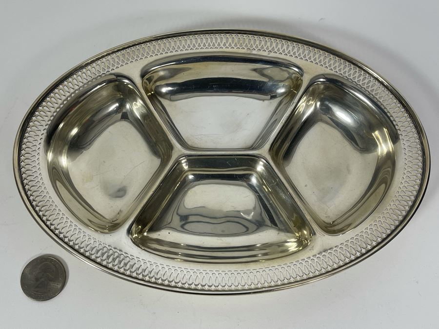 Sterling Silver Divided Dish By Whiting Manufacturing Co (Gorham) 180.1g