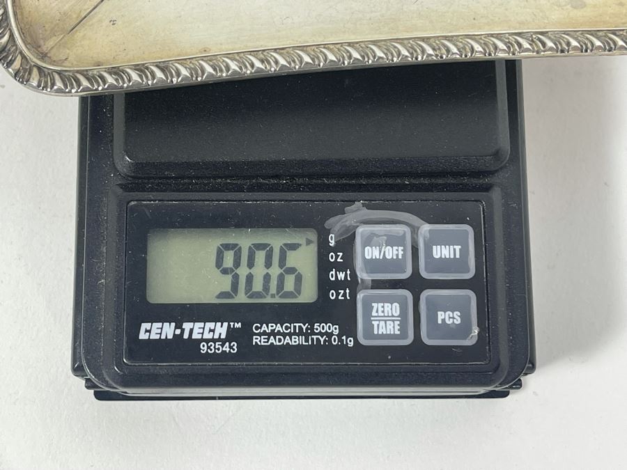 Sterling Silver Dish 90.6g [Photo 6]