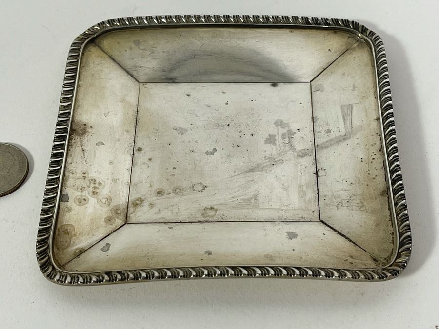 Sterling Silver Dish 90.6g [Photo 3]