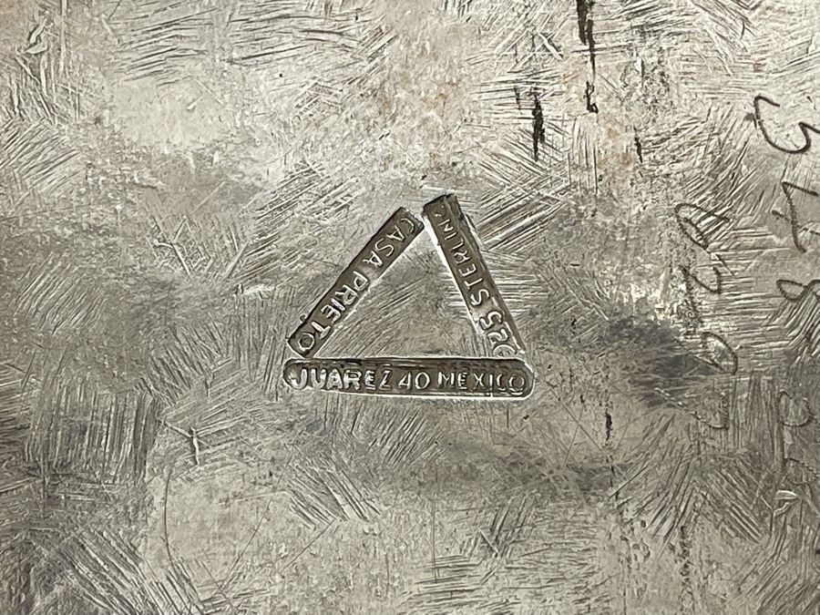 Sterling Silver Casa Prieto Dish Juarez Mexico 139.2g [Photo 6]