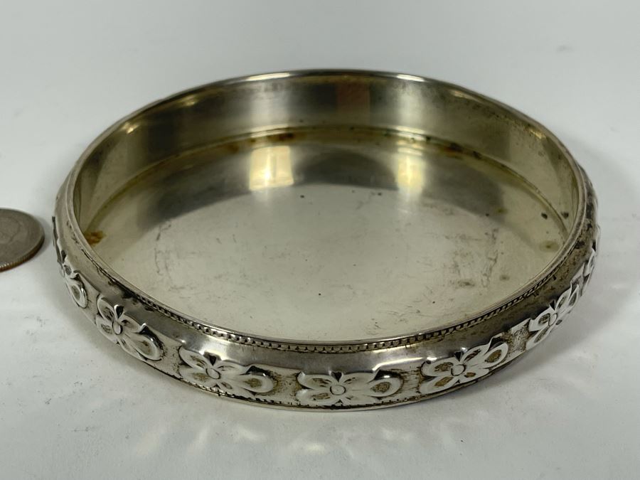 Sterling Silver Dish 64.3g [Photo 4]