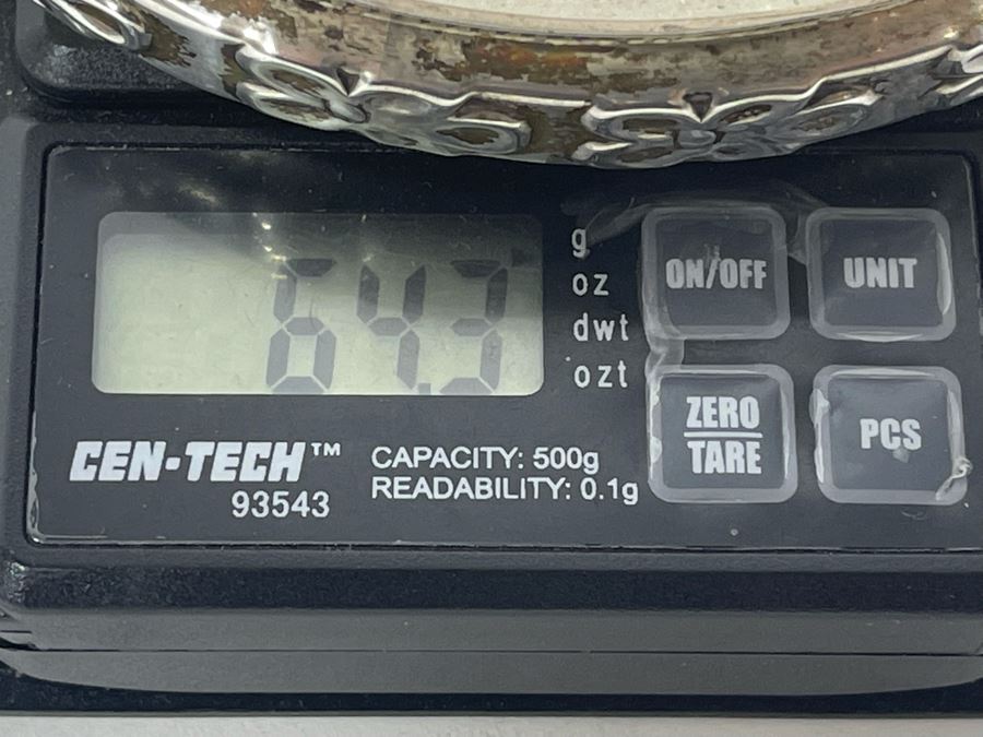 Sterling Silver Dish 64.3g [Photo 9]