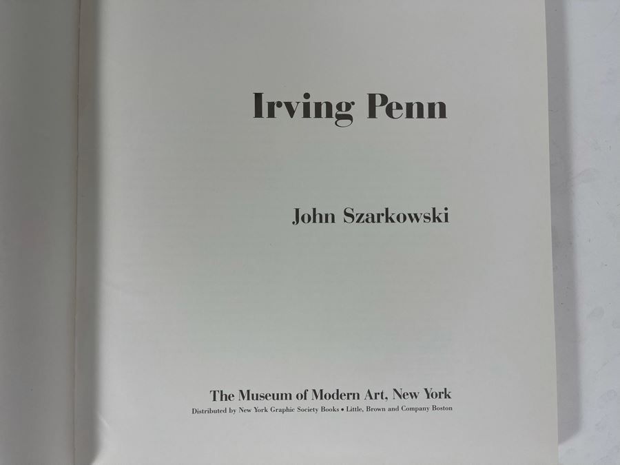 Photographer Irving Penn Book By John Szarkowski [Photo 5]