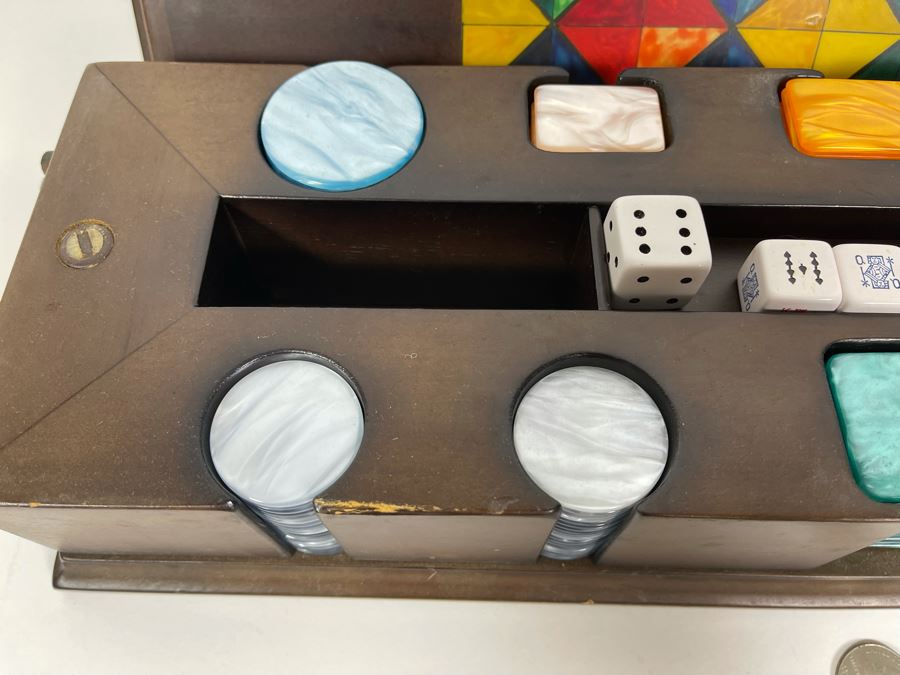 Poker Chip Set In Case 19W X 6D X 4H [Photo 6]