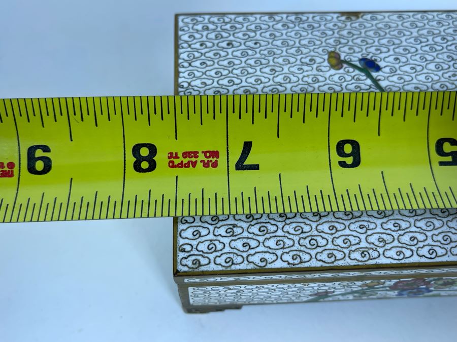 Chinese Cloisonne Box 7.5W X 3D X 1.5H [Photo 10]