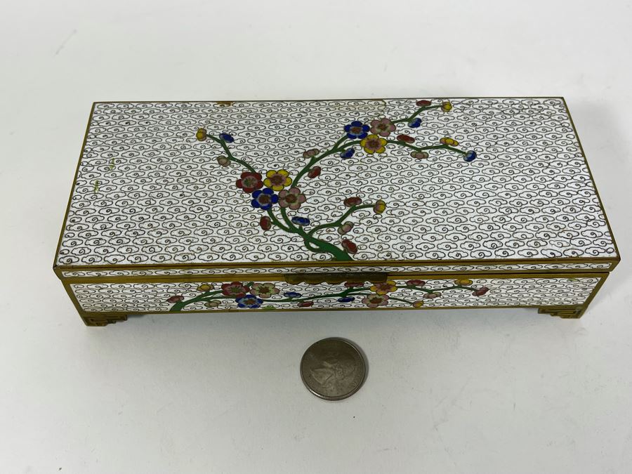 Chinese Cloisonne Box 7.5W X 3D X 1.5H [Photo 5]