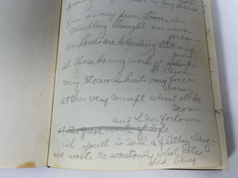 Sketch Book Journal Featuring Dozens Of Hand Drawn Costume Dress Designs (Attributed To Jacquelyn Littlefield) [Photo 18]