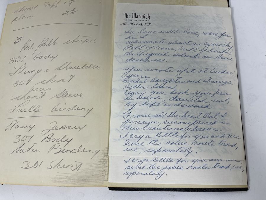 Sketch Book Journal Featuring Dozens Of Hand Drawn Costume Dress Designs (Attributed To Jacquelyn Littlefield) [Photo 21]