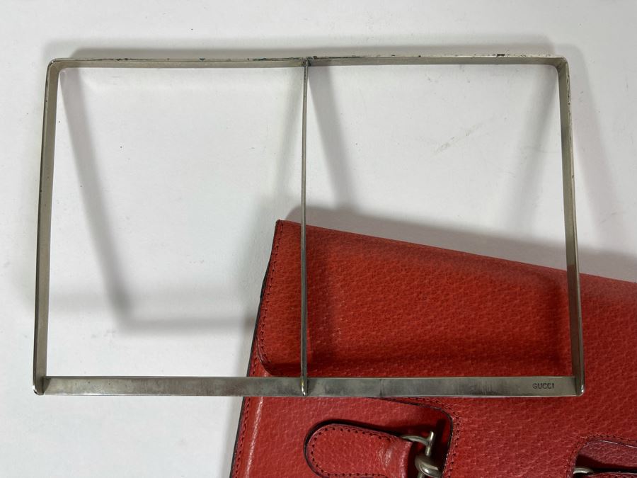 Red Gucci Wallet With J.M.S. Monogram 6 X 4 [Photo 7]