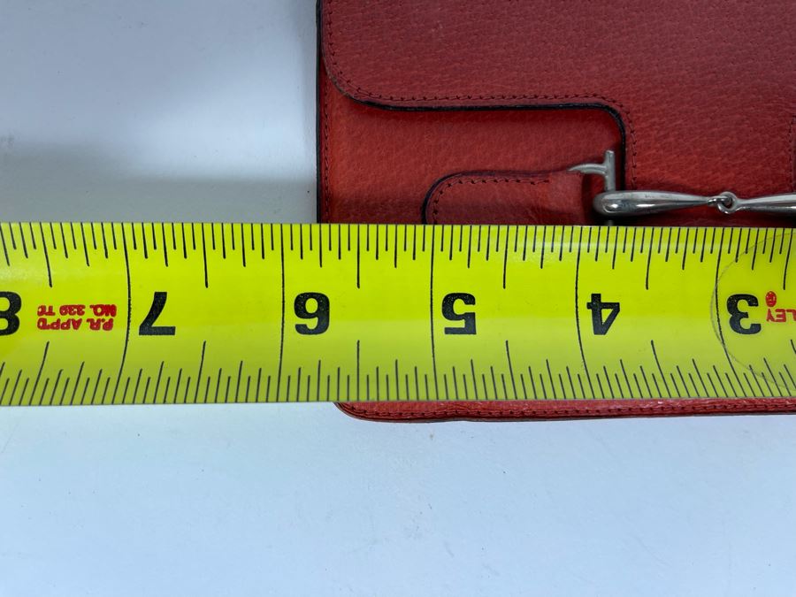 Red Gucci Wallet With J.M.S. Monogram 6 X 4 [Photo 9]