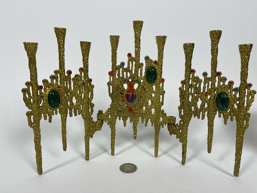 Folding Metal Candle Holder 11W X 8H [Photo 2]