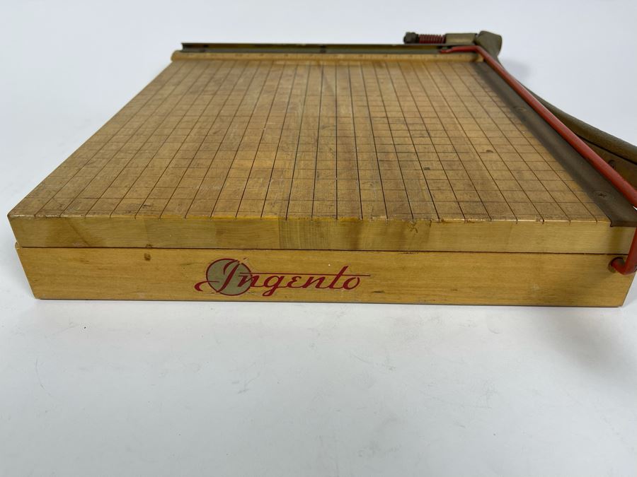 Vintage Ingento Paper Cutter Model No 4 [Photo 3]