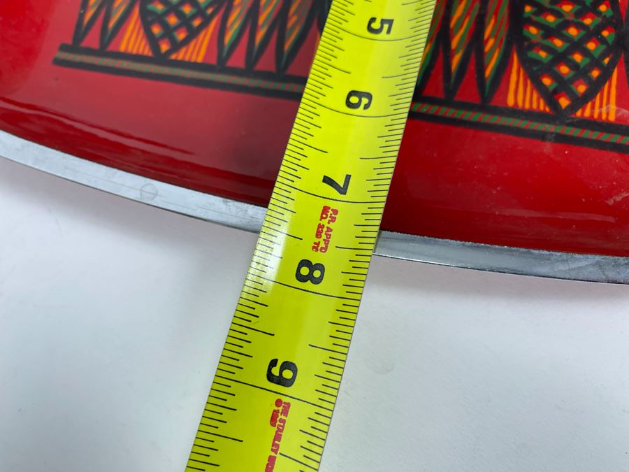 Pair Of Mid-Century Metal Trays 11 X 7.5 With Pot [Photo 8]