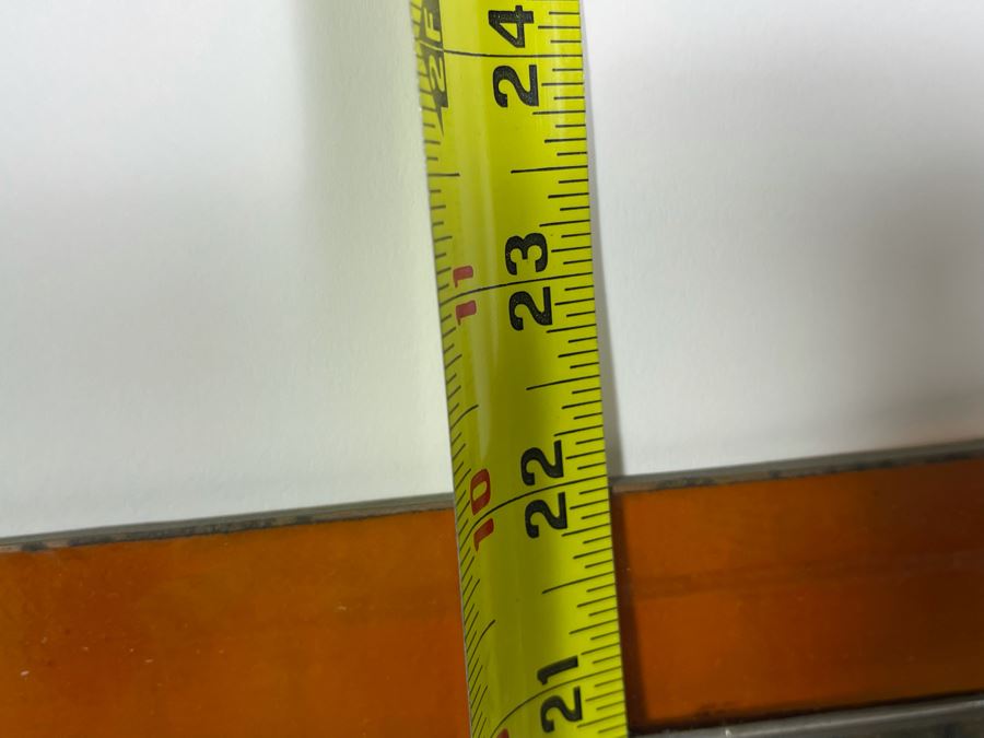 Vintage Stained Glass From Littlefield's Restaurant In The Spreckels Building San Diego 41.5W X 22H (See Photos For Minor Issues) [Photo 8]