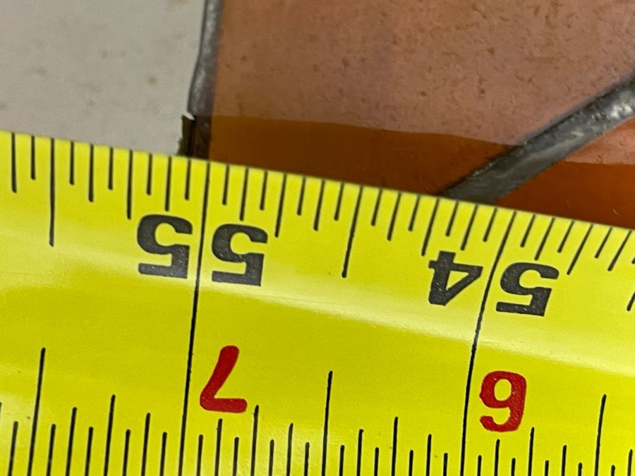 Vintage Stained Glass From Littlefield's Restaurant In The Spreckels Building San Diego 55W X 22H (See Photos For Minor Issues) [Photo 8]