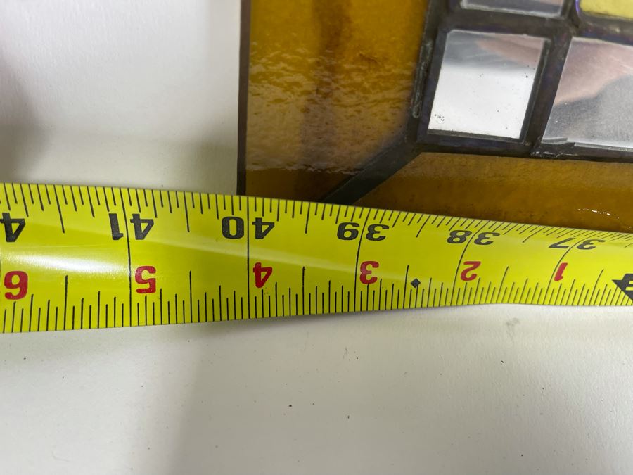 Vintage Stained Glass From Littlefield's Restaurant In The Spreckels Building San Diego 40W X 23.5H [Photo 6]