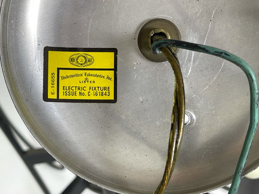 Lightolier Mid-Century B&W Chandelier 19W X 26.5H [Photo 9]