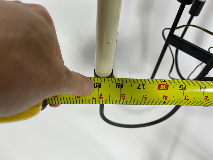 Lightolier Mid-Century B&W Chandelier 19W X 26.5H [Photo 7]