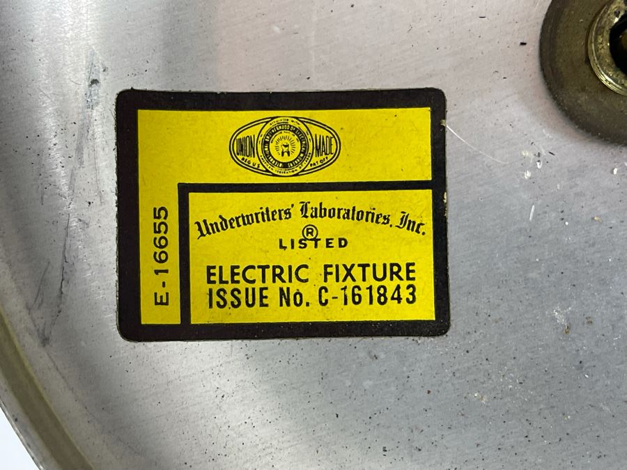 Lightolier Mid-Century B&W Chandelier 19W X 26.5H [Photo 10]