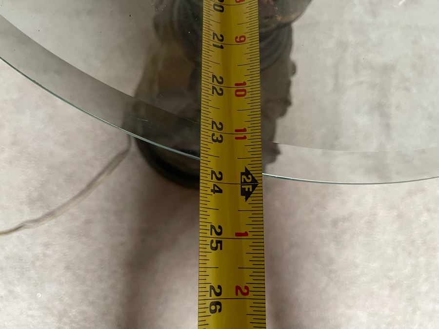 Vintage Impressive Japanese Champleve Bronze Torchiere Floor Lamp Featuring Elephants And Foo Dogs 68H X 24R (Needs Rewiring) - See Photos [Photo 23]