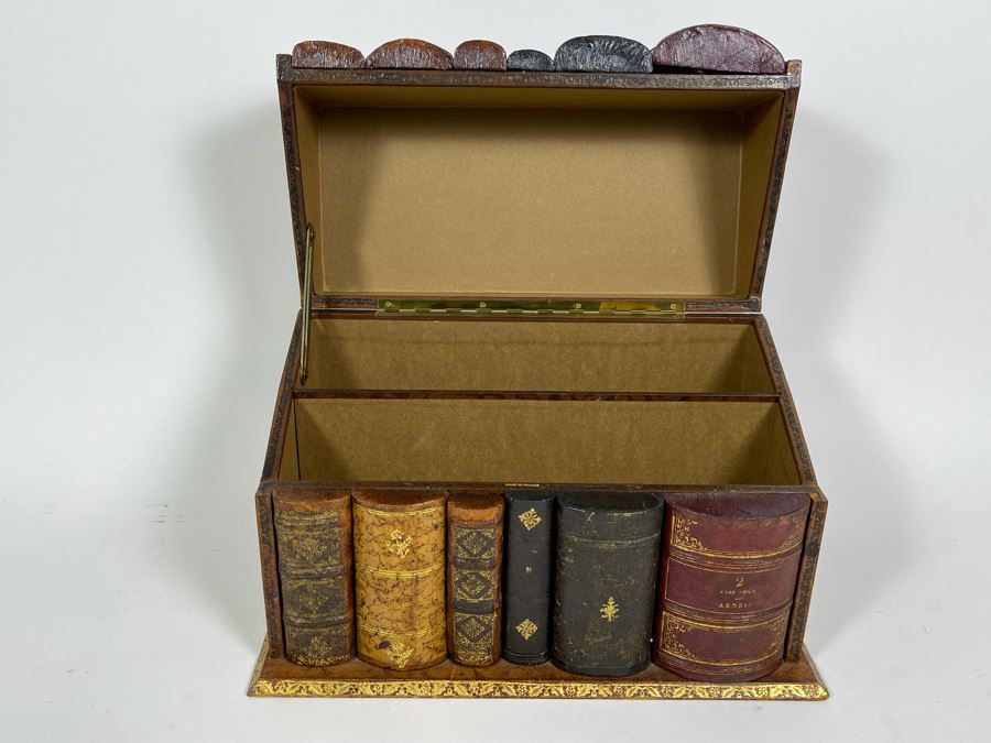 French Faux Book Box Safe 12.5W X 7D X 8H [Photo 2]