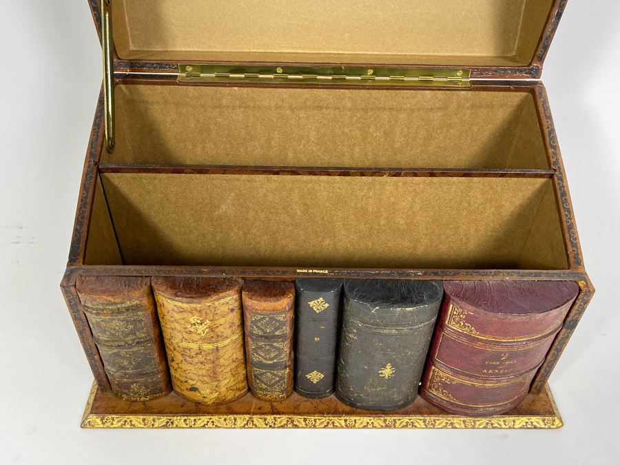 French Faux Book Box Safe 12.5W X 7D X 8H [Photo 5]