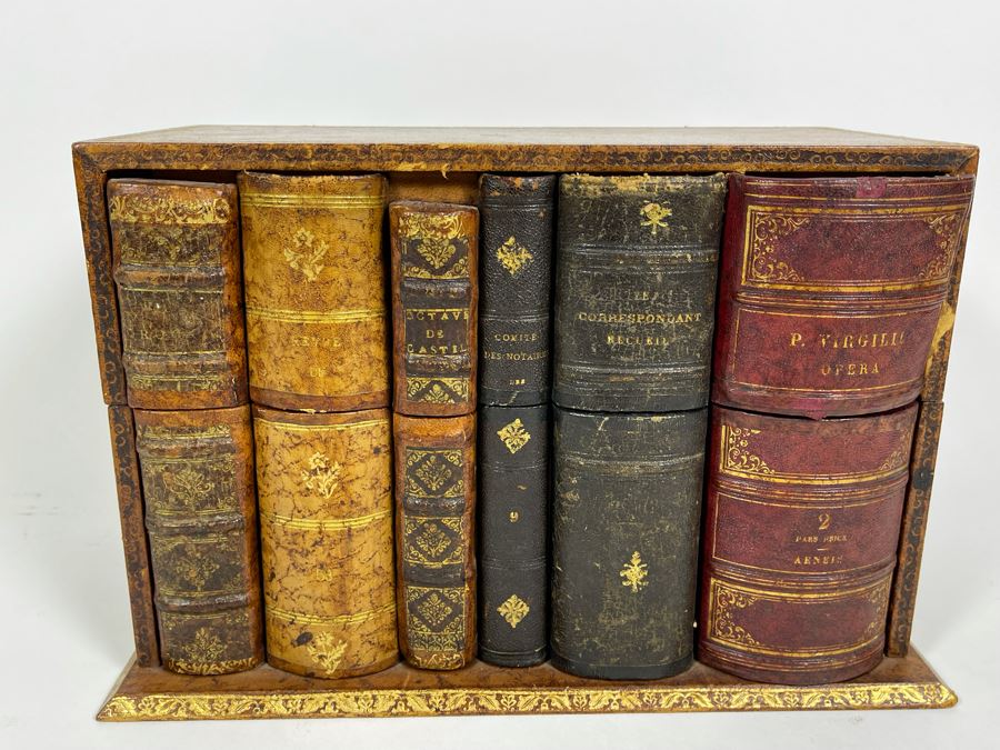 French Faux Book Box Safe 12.5W X 7D X 8H [Photo 3]