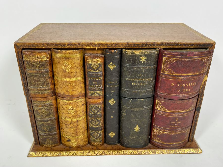 French Faux Book Box Safe 12.5W X 7D X 8H [Photo 4]